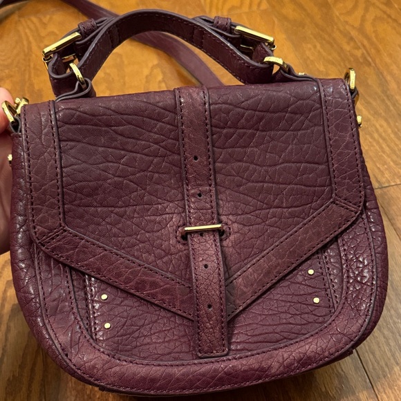 Tory Burch The 797 Pouch Plum Burgundy Crossbody Bag Oxblood - Picture 4 of 16